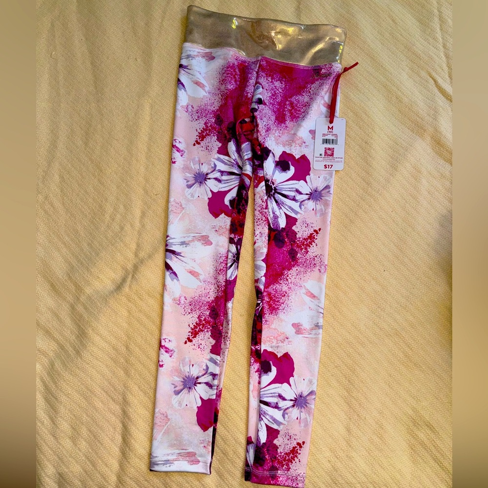 Justice girls leggings size 10